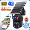 Cámara solar UBOX con zoom óptico 36x, pantalla dual 4G, bajo consumo, monitor impermeable de alta definición AOV