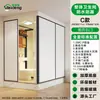 Box de chuveiro integrado para clientes no exterior que compram decoração de casa e unidades completas de banheiro e vaso sanitário com separação completa de áreas secas e molhadas