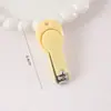 Cortauñas Color Caramelo Cortauñas Creativo Cortauñas Portátil para el Hogar Anti-Salpicaduras Herramienta de Manicura para Niñas