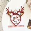 Diadema Navideña Brillante Regalo Nochebuena Papá Noel Muñeco de Nieve Diadema de Astas Decoración Puesto Fiesta Navideña