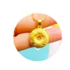 Shajin Joyería de Oro Latón Chapado en Oro Joyería Carácter Fu Hebilla Ping An Colgante Colgante Hebilla Fu Accesorios para Mujer Venta al por Mayor