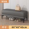 Taburete Cambiador de Zapatos de Lujo Ligero Personalizado para Entrada de Casa, Banco Largo, Taburete de Sofá de Tela Tecnológica, Taburete Rectangular para Pie de Cama