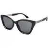 Gafas de Sol Cóncavas Personalizadas Estilo Ojo de Gato para Mujer, Gafas de Sol Retro Europeas y Americanas para Rostro Grande Fotografía Callejera Hombres, Modernas y de Alta Gama B1010