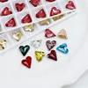 Dongzhou Diamante de Corazón Torcido con Punta Inferior de 16 mm Accesorios para Joyería DIY Diamante de Cristal con Forma Especial Joyería de Diamante Collar Joyería de Diamante al por Mayor
