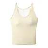 Popular Top de Algodón Puro Estilo Coreano, Largo, Versátil, Ajustado, con Almohadillas en el Pecho, Camisola para Mujer con Espalda Descubierta de Encaje