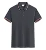 Camisa Polo Publicidad Camisa Cultural Logo Impreso Personalizado Ropa de Trabajo Corporativa Ropa de Trabajo Ropa de Grupo Bordar Camiseta Personalizada
