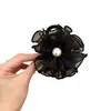 Elegante Clip de Pinza para el Cabello de Flor de Malla de Trébol de Cinco Hojas Nuevo Estilo 2025 Pinza para el Cabello Pinza de Tiburón de Alta Calidad Pinza Pagotto para la Cabeza