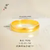 Tienda de oro con pulsera de llanta trasera de locha de cara ancha dorada antigua duradera que no se decolora, pulsera gruesa lisa simple para mujer