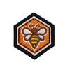 Mini Hexágono Bordado Completo Velcro Outdoor Fogueira Floresta Emblema Adesivo de Tecido Bordado Adesivo para Mochila EDC Patch