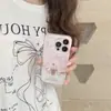 Nova Capa de Celular Gato Celebridade da Internet para iPhone 16 Pro Max para Apple 15 Pro Corrente para Pendurar 14 Japão e Coreia do Sul 13P Mulheres