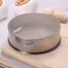 Colador de harina de acero inoxidable grueso de alta calidad directo de fábrica 60 mallas herramienta para hornear 15 cm utensilio de cocina