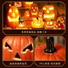 Decoración de Halloween Linterna de Calabaza Hueca Accesorios Luminosos Parque Temático Escena Exterior Arreglo de Producto Adorno de Calabaza Grande