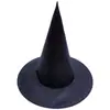 Sombrero de Halloween Negro Impreso Sombrero de Mago Accesorios para Fiesta de Maquillaje Sombrero de Bruja Harry Sombrero de Bruja