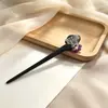 Horquillas Florales Transfronterizas Europeas y Americanas de Estilo Antiguo con Elementos Han, Horquillas de Personalidad Vintage de Moda, Accesorios para el Cabello de Lujo Ligero de Alta Gama para Mujeres