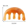 Cinco dentes Meridian Massagem Pente Resina Big-tooth Cabeça Acuponto Massagem Head Therapy Artefato Cinco garras Descompressão Pente pequeno portátil