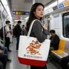 Bolsas de Lona Personalizadas Transfronteiriças com Logos Impressos em Cores, Bolsas de Lona para Publicidade Corporativa, Fabricante de Bolsas Tote de Lona de Grande Capacidade