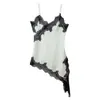 Venta al por mayor transfronteriza de ropa europea y americana para mujer, Vestido sexy asimétrico de tiras de encaje sin espalda, de alta venta en Aliexpress