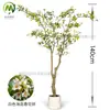 Bonsai de Árvore de Flores da Primavera da Ilha Simulada de Alta Qualidade, Árvore de Flores de Planta Verde Falsa, Planta em Vaso de Flores da Primavera da Ilha para Decoração de Casa de B&B