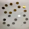 Cuentas de Posicionamiento para Bodas Oro Plata Lentejuelas Redondas Cuentas de Hilo Atmósfera Festiva de Boda Decoración de Techo Adornos Colgantes