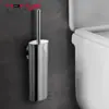 Venta Directa de Fábrica Portacepillos de Inodoro Taza Cubo de Acero Inoxidable Montado en Pared Impermeable Acumulación de Polvo Agua Baño Colgante para Inodoro JK16