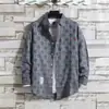2023ins camisa de cuadros para hombre estilo Hong Kong prenda exterior estilo coreano moderna combinable en todo tipo de outfits celebridad de internet muy de hadas camisa de manga larga camisa