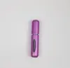 Frasco de Perfume Portátil para Viagem Frasco de Enchimento Inferior com Bomba 5ml Frasco Vazio de Amostra de Perfume de Cor Alta