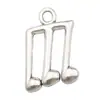 Aleación de Zinc y Plata Antigua Transfronteriza Notas Aleatorias de Instrumentos Musicales Serie Musical de Guitarra Accesorios para Pulseras, Collares, Joyería DIY