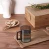 Vaso de agua de vidrio de borosilicato de alta calidad, apto para el hogar, sala de estar, taza de té resistente a altas temperaturas, apto para oficina, vaso transparente para agua potable y jugo.