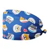 Gorro Quirúrgico de Aliexpress Gorro de Cirujano Gorro de Laboratorio para Doctora Cubrecabezas con Estampado Digital Gorro sin Visera para Enfermera