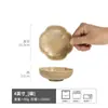 Mesa de Jantar Enfeitada Prato de Molho Cerâmico Retrô Japonês Prato para Condimentos de Alto Valor Louça Prato Prato para Sabor Doméstico Pratinho