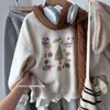 Sudadera sin capucha para mujer, cuello redondo, nuevo estilo 2026, popular para primavera y otoño, corte holgado, estilo coreano, casual y relajada, top con forro polar