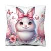 Funda de almohada de Pascua con conejito transfronterizo Jit Temu Funda de almohada impresa por un lado con huevo de Pascua Venta al por mayor Linda