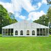 Alquiler de carpa de boda estilo europeo Liri de aleación de aluminio y PVC para salón de banquetes de fiesta con piso de iluminación