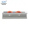 Rolos de Porta e Janela de Correr em Liga de Alumínio para Exportação de Comércio Exterior, Rolos de Porta de Correr Dupla, Rodas Duplas de Alumínio para Porta e Janela de Correr Dupla do Oriente Médio em Nylon