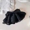 Burbujas de Nube~Pinza para el Cabello con Lazo de Encaje Azul de Alta Gama para Mujer, Dulce Pinza Lateral para el Cabello