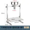 Embudo dispensador de lata de acero inoxidable con soporte, embudo de gran calibre, embudo para embolsado comercial, empaquetado de alimentos