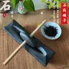 Molinillo de té de piedra azul, Molinillo hecho a mano de las dinastías Tang y Song, Molinillo de medicina china y occidental, Molinillo manual, Molinillo de mortero