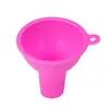 Embudo de silicona de boca ancha para el hogar para dispensar comida para bebés, aceite, vino, fórmula infantil, arroz y frijoles; embudo de cocina de boca ancha