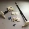 Accesorios para ventana de pantalla invisible tipo gancho para subir y bajar tipo carrete juego completo blanco negro con resorte
