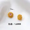 Anel Antigo de Ouro Incrustado com Pedra Preciosa Pulseira com Corte Nuvem Acessórios de Colar Acessórios Cortados DIY Feitos à Mão com Contas