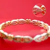 Pulsera de Plata de Ley con Flores Estilo Palacio para Mujer Plata Pura 9999 Nueva Chinoiserie Esmalte Elegante Regalo de Alto Valor para Novia