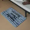 Alfombra antideslizante simple para baño con diseño de carta transfronteriza, alfombra de mechones muy absorbente, alfombra de cachemir para sala de estar, alfombra de mesita de noche, alfombra para mesa de café