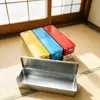 Caja de Almacenamiento Rectangular con Tapa abatible de Doble Cierre, Lata Multicolor para Organizar Herramientas, Bocadillos, Equipo de Pesca y Artículos Pequeños