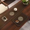 Nueva mesa de té de estilo chino, tapete de té, camino de mesa de estilo chino clásico, tapete de té zen, tapete de mesa de té, tapete de té absorbente de secado rápido