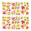 Pegatinas Personalizadas de Ventana de Hojas Caídas de Acción de Gracias, Pegatinas Estáticas de Hoja de Arce de Otoño Transfronterizas, Pegatinas de Decoración de Atmósfera de Escena