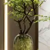 [Ligustrum Popular de Hoja Pequeña] Plantas verdes recién cortadas para exhibición hidropónica, plantas de interior fáciles de cuidar para todas las estaciones, perfectas para salas de té