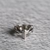 Anillo de presión con alas de ángel de plata S925, mini accesorios de plata modernos y sencillos, que también se pueden usar como anillos para correr.