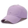 Gorra publicitaria de color sólido, de secado rápido, para exteriores, con logotipo bordado y placa luminosa, parasol.