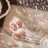 Pegatinas para Uñas con Lazo de Rosa Estilo Hierro Lujo Ligero M1542 1558 Pegatinas para Uñas de Bosque de Otoño Vintage con Champiñones