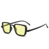 Gafas de Sol Transfronterizas para Hombre, Gafas de Sol Steampunk con Montura Cuadrada Retro, Gafas de Sol de Moda con Lentes Oceánicas
